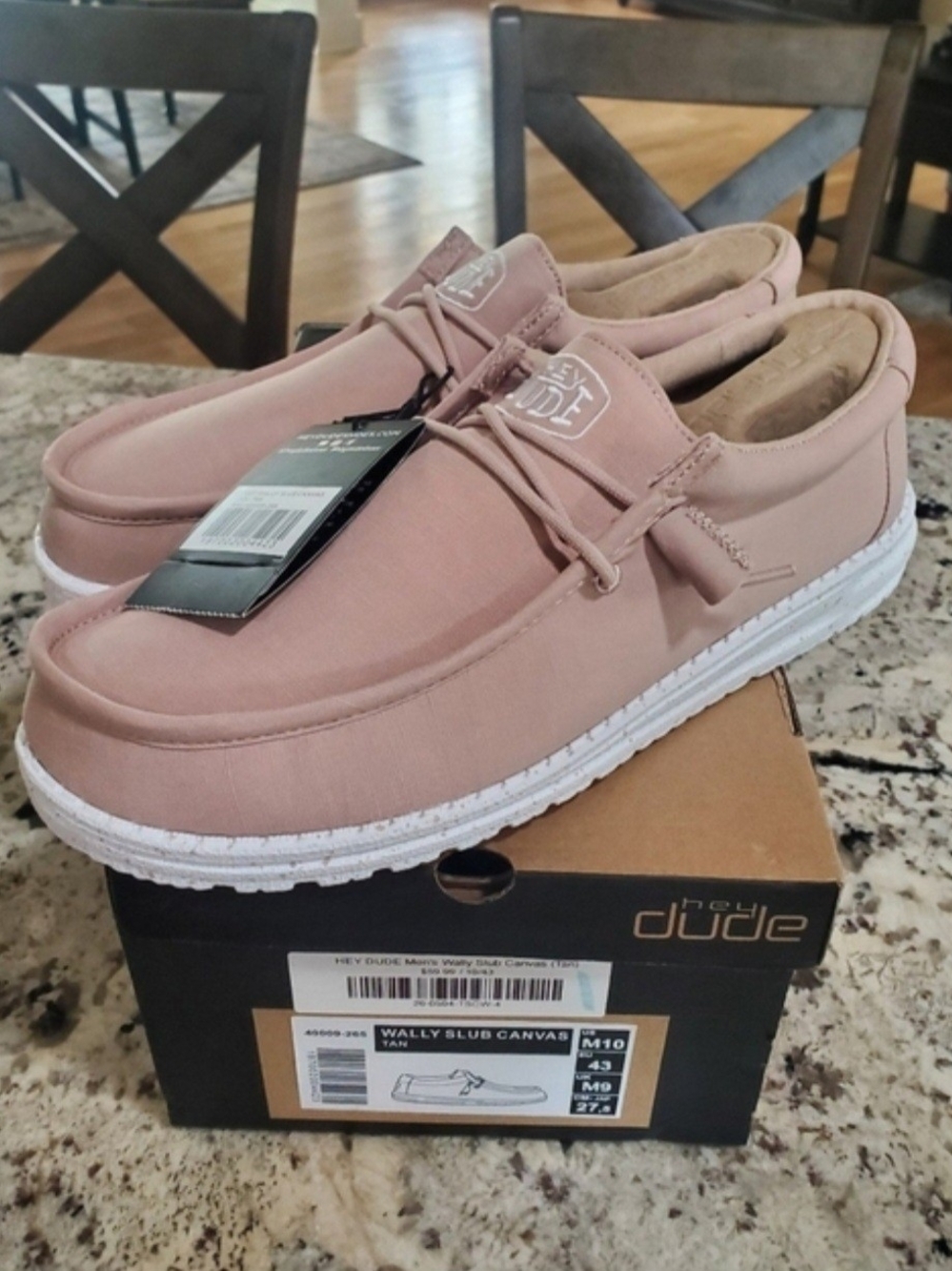 Hey Dude Wally Slub Canvas Men's Casual Shoes-NEW